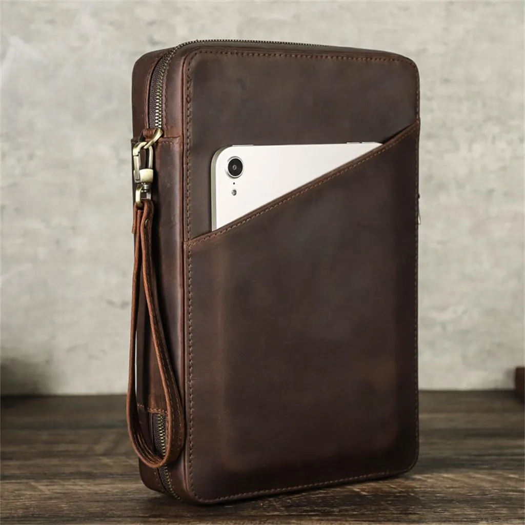 Watch Storage Box Leather Wristband With Glasses Case, Multifunctional calamitous Portable Mechanical Watch, 