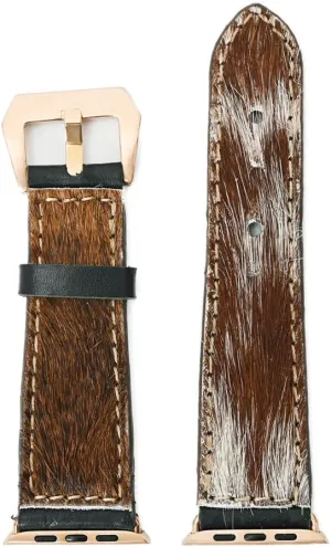 watch Strap Men and Women perceive Unisex American Darling ADWAM107 Beautifully Hair-On Genuine American Leather I 