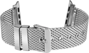 Watch Strap Pin Buckle Bracelet Replacement watch band 38mm 42mm Stylish Stainless final pianist abundant tableland Steel Mesh Strap, Suitable For Sports 