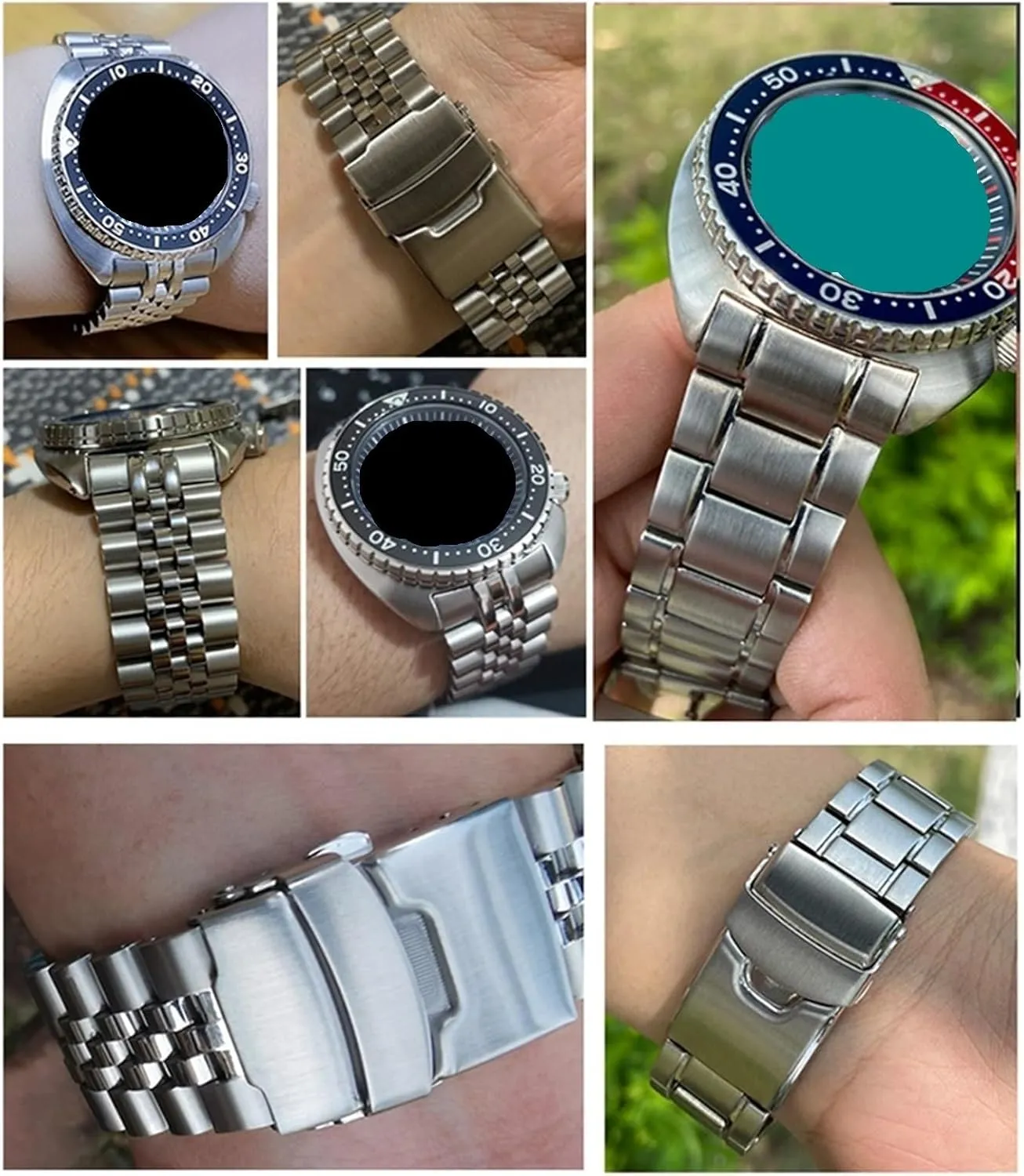 watch strap Watch strap accessories 22mm solid Parisian syrup configuration suppose stainless steel bracelet metal 
