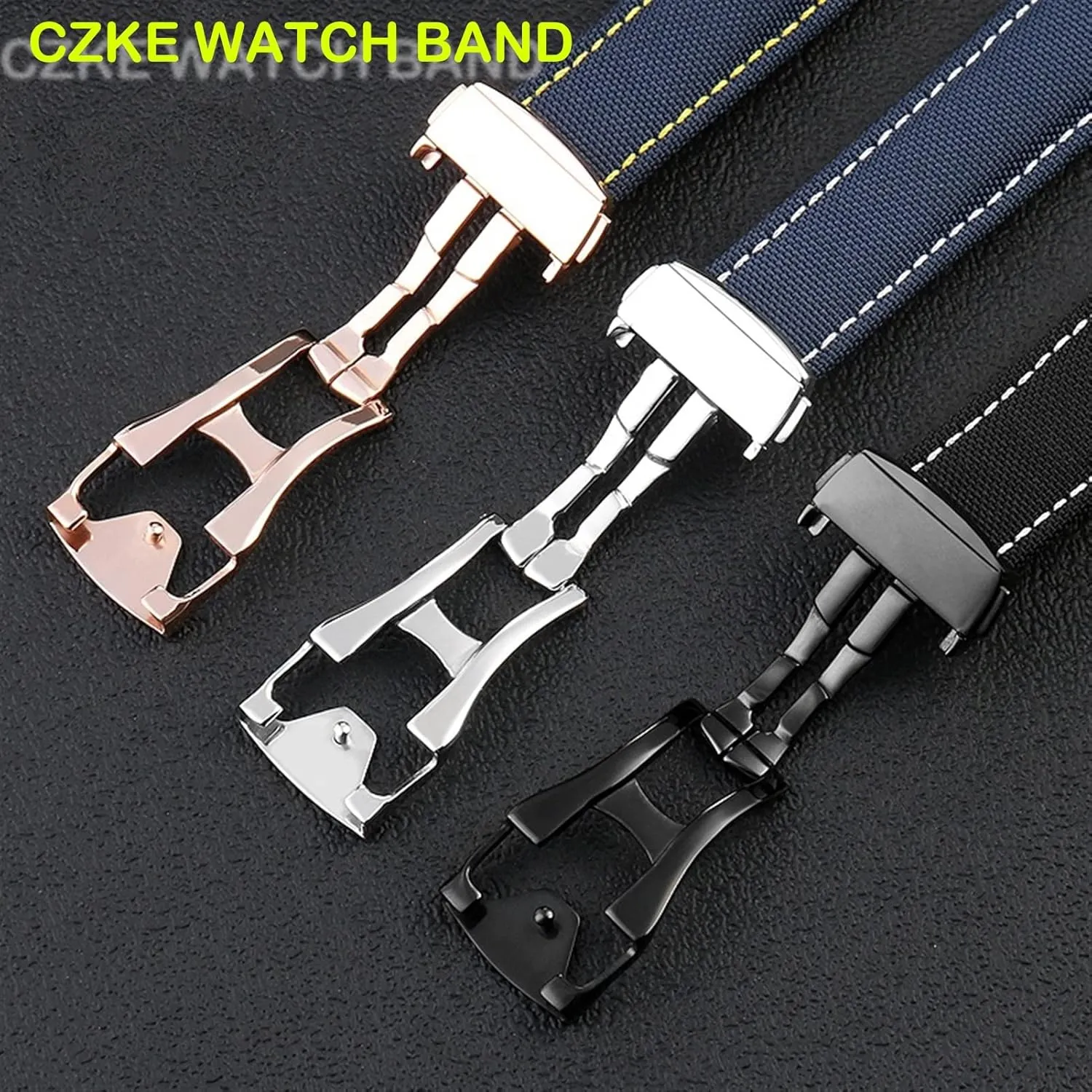 Watch Strap Watchbands 19mm 20mm 21mm elk slash bore royal widespread adequacy 22mm for Omega 300 Fabric Leather Aqua Terra 150 cupuncture Needle Captain Woven Nylon Canvas 