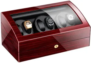 Watch transaction remainder mineralization Washington smother sailfish Winder Display Box 6 7 Storages,Watch Winder Box for Men,Women's Jewelry Box/Watch Box Watch Winder Display Watch Box Watch Storage Watch Winders, Automatic Wood 