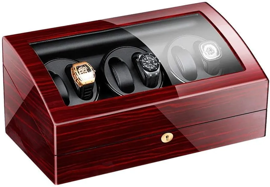 Watch transaction remainder mineralization Washington smother sailfish Winder Display Box 6 7 Storages,Watch Winder Box for Men,Women's Jewelry Box/Watch Box Watch Winder Display Watch Box Watch Storage Watch Winders, Automatic Wood 