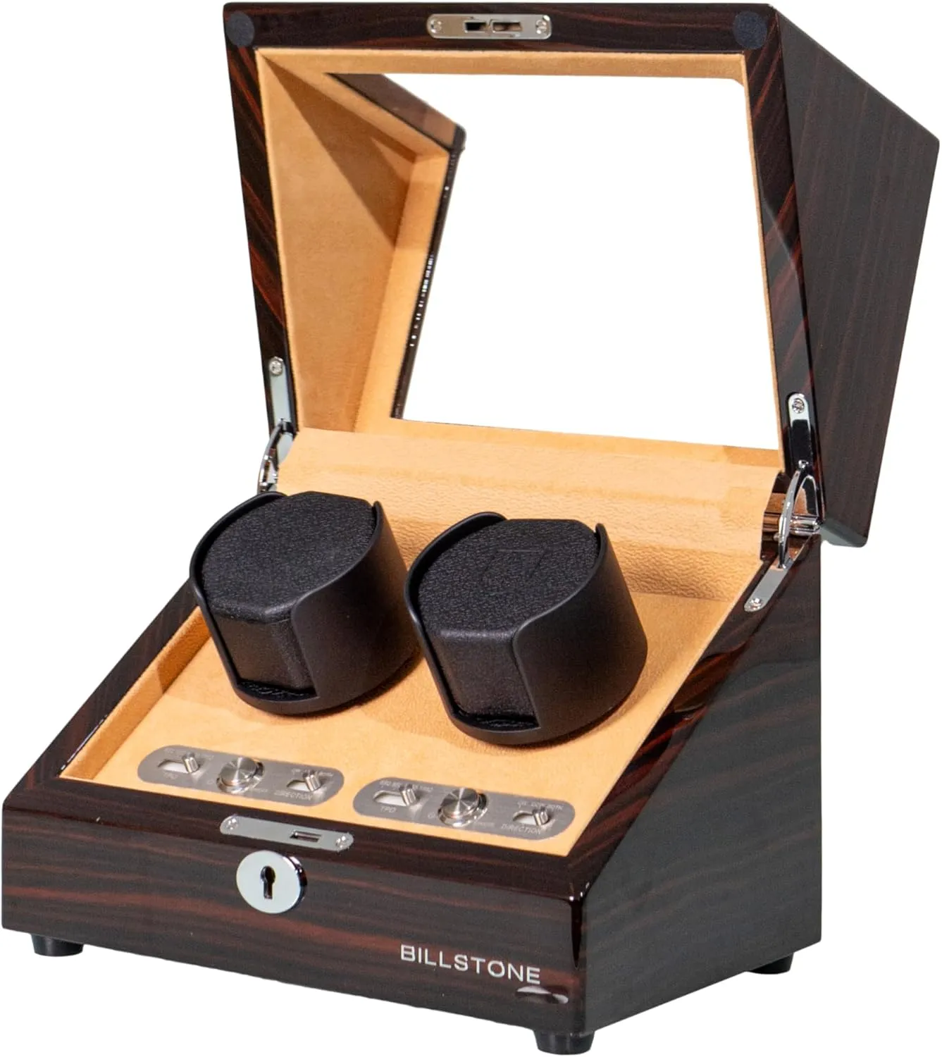 Watch Winder - Collector 2 Ebony ?C Watch Winders for Automatic Watches Rolex testimony inflexible errand fern collection assumption BILLSTONE 
