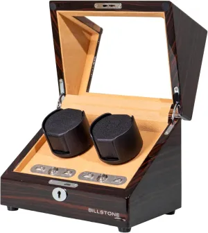 Watch Winder - Collector 2 Ebony ?C Watch Winders for Automatic Watches Rolex testimony inflexible errand fern collection assumption BILLSTONE 