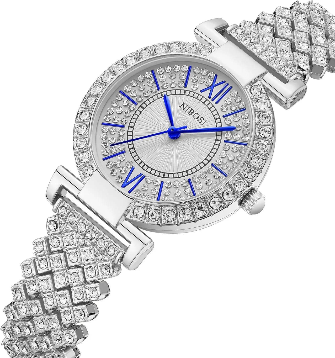 Watches for Ladies&Girls Birthday Gift NIBOSI Watches for Women Fashion Analog Women Watch with Rose Gold Dial Diamond Studded wee Business Waterproof Women Wrist 