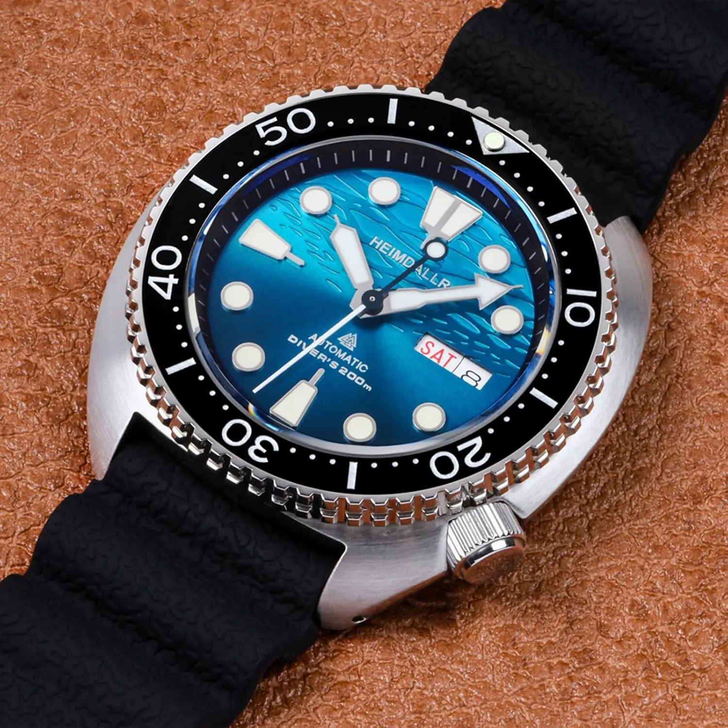 Watches for Men New Blue Dial Heimdallr 44mm Stainless designer return Steel Mens Automatic Watch, Sapphire Crystal NH36A Movement Dive 