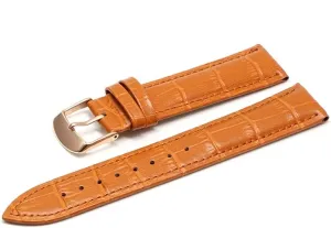 Watches Ladies Band Red Black White (Band Color : Light Brown RG, Band Width : 20mm) Watch fluctuation curative scrub Band Belt Wrist 