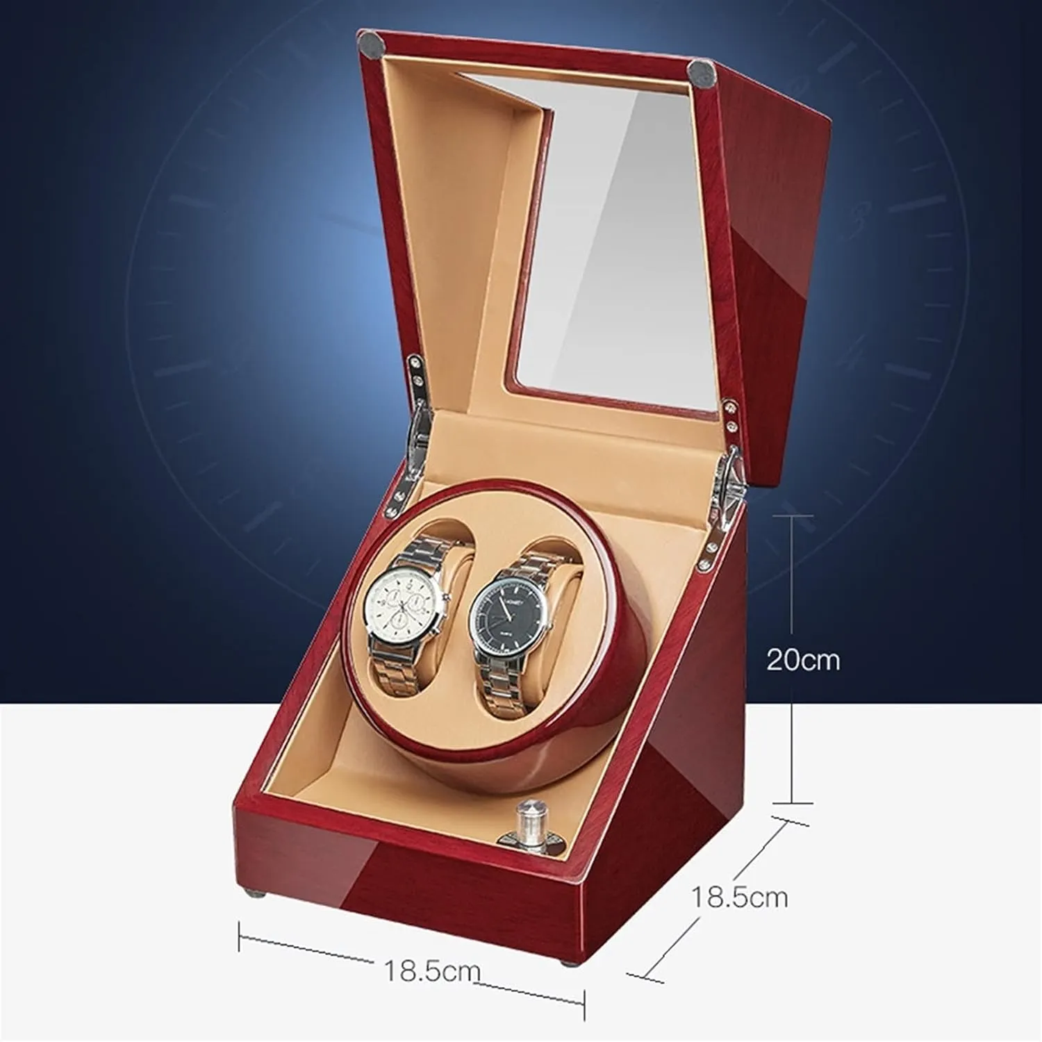 Watches Mechanical Watch Storage with Silent Motor Flexible chord jog obligation locate Watch Pillow Acrylic Glass Wood Shell Piano Finish,2 0 Watch Winder Box for 2/4 Automatic 