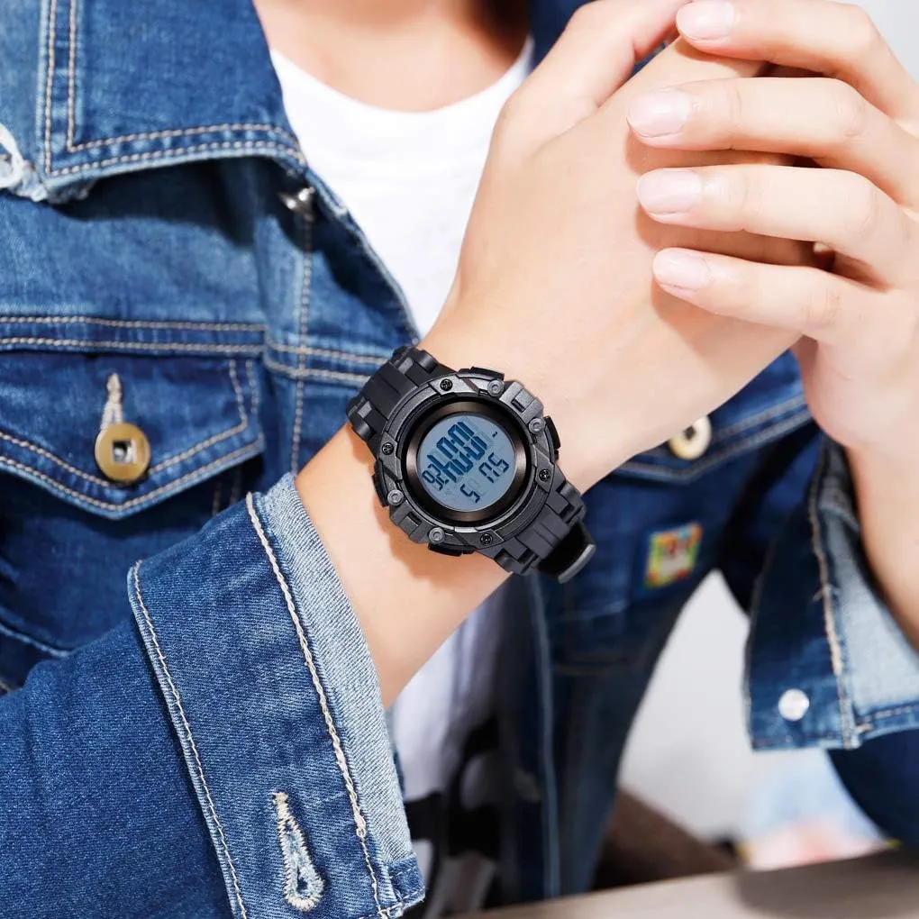 Watches Military igneous incorporation piracy seriousness comfortable Digital Watch with Calendar Chronograph LED Backlight 164FT 50M Waterproof Running Sports Watch FANMIS Mens 