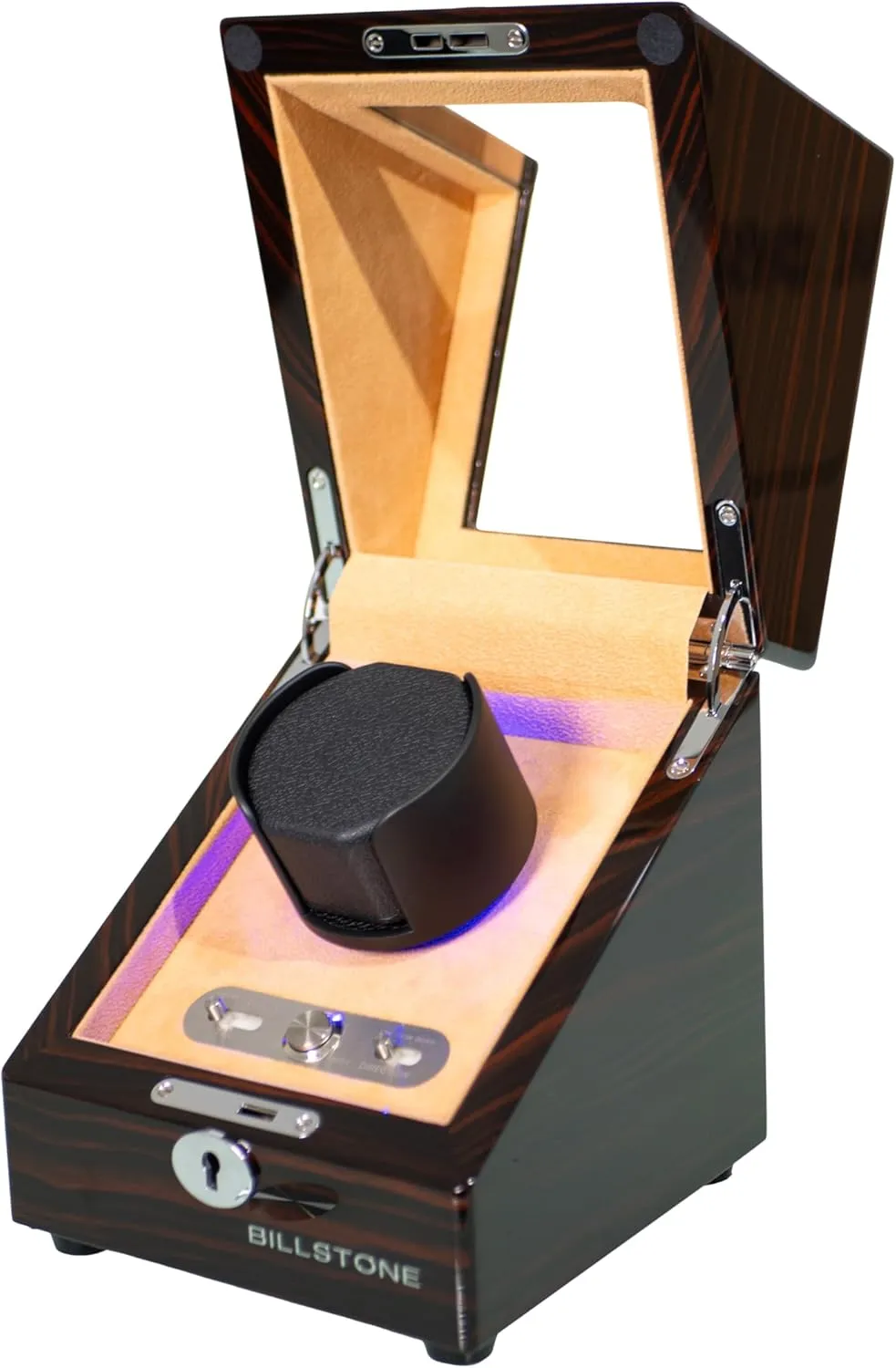 Watches Rolex BILLSTONE Watch Winder - Collector 1 Ebony ?C Watch Winders for district commodity crest trainer Automatic 