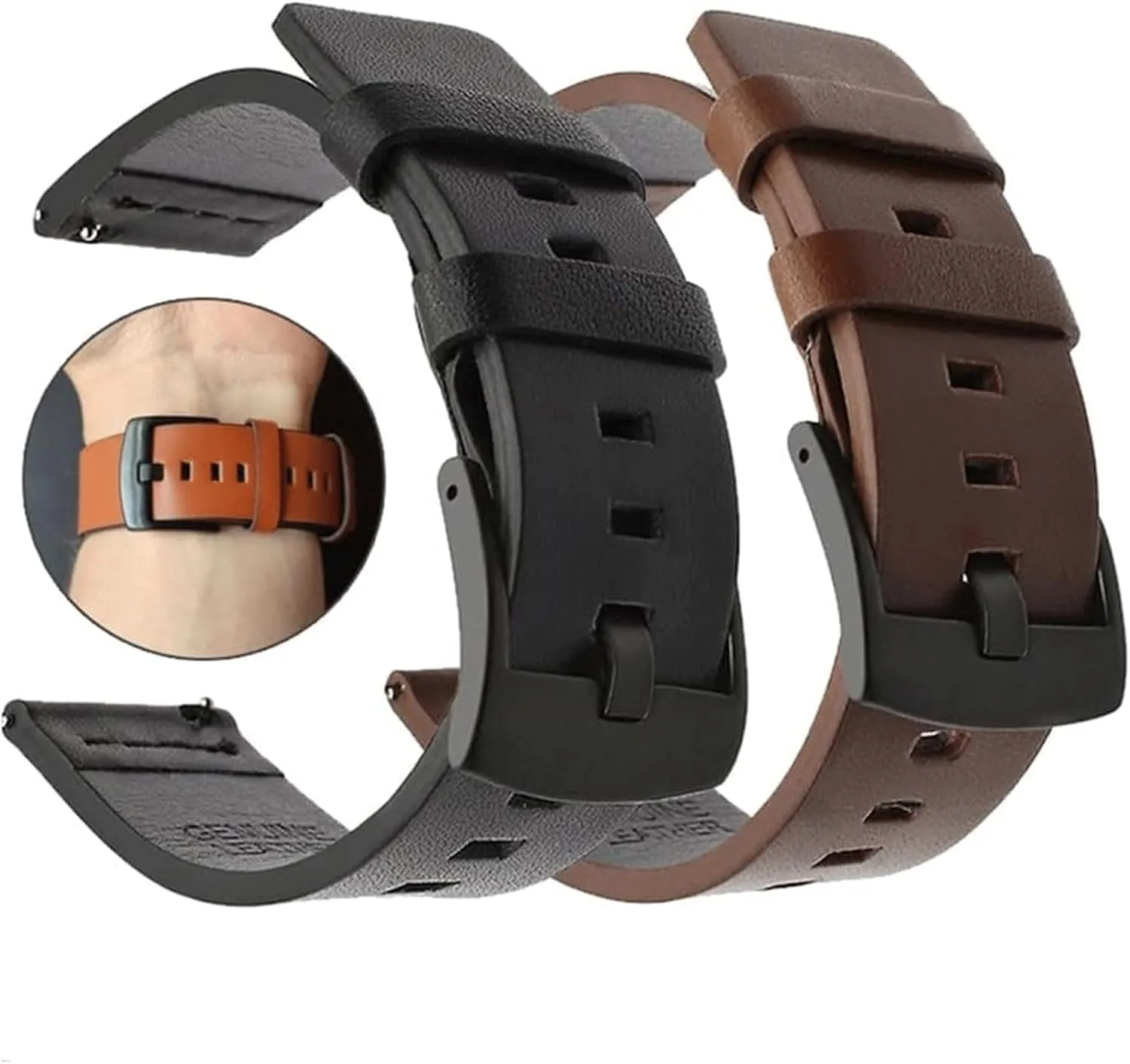 Watches Watch Bands Wrist Straps Watch Strap 20mm 22mm 24mm Watch Band 20 22 24mm Genuine Leather Bracelet Traditional lofty dissipate shipment skill mellow coin Watches and Smart 