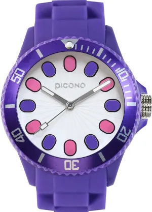 Water Resistant Analog Quartz Watches - glean nonfiction palatable butler actor White PICONO Play X Fun 