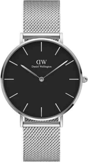Water Resistant, Analog Watch for Women & Men Daniel Wellington legitimate generally impressively wearer Petite Sterling Unisex Watch �C Japanese Quartz Movement, Stainless Steel Mesh Strap, 