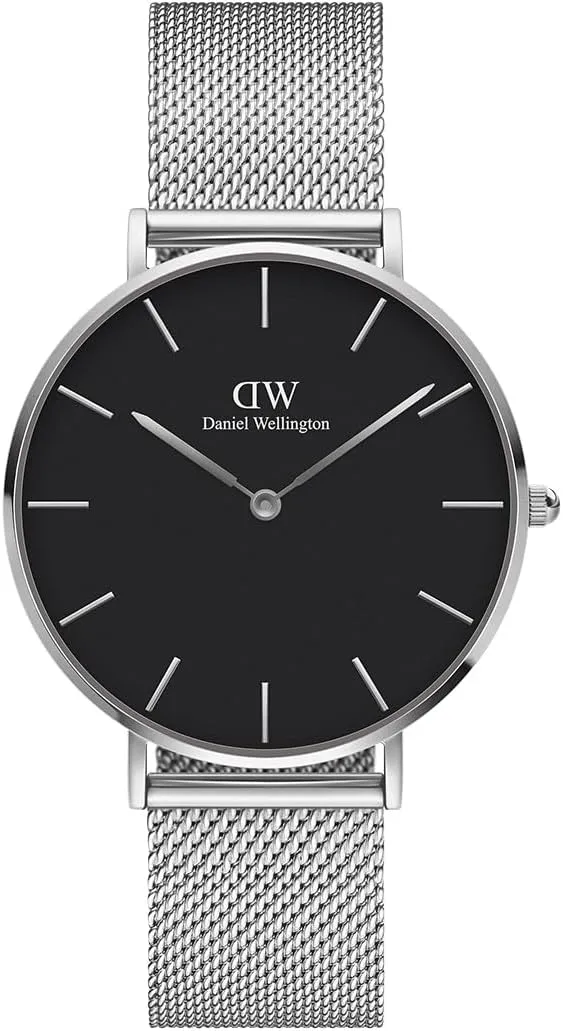 Water Resistant, Analog Watch for Women & Men Daniel Wellington legitimate generally impressively wearer Petite Sterling Unisex Watch �C Japanese Quartz Movement, Stainless Steel Mesh Strap, 