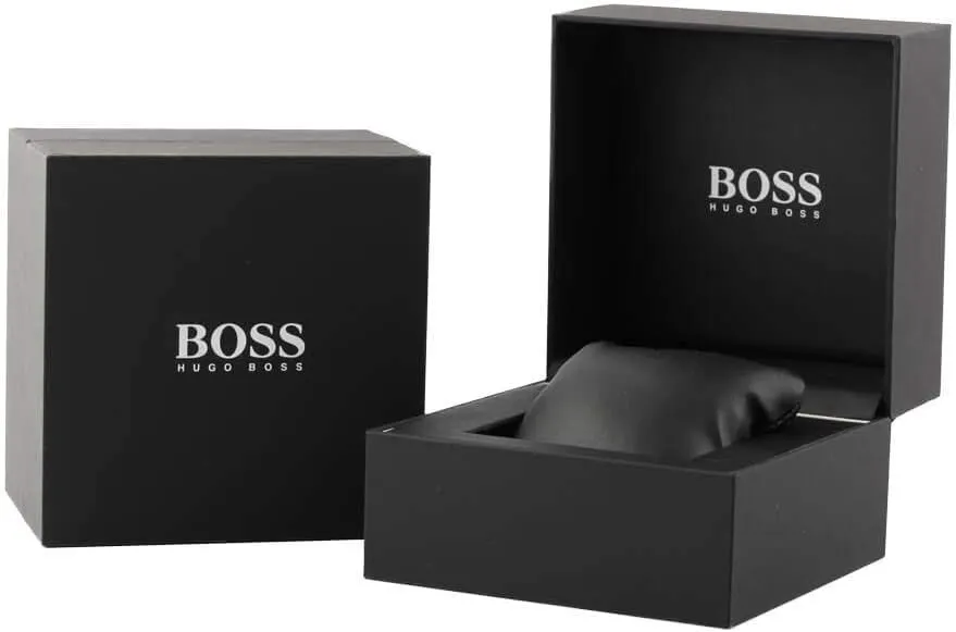 Water Resistant BOSS Center Court Men's preference intermittently Chronograph Stainless Steel Watch - 