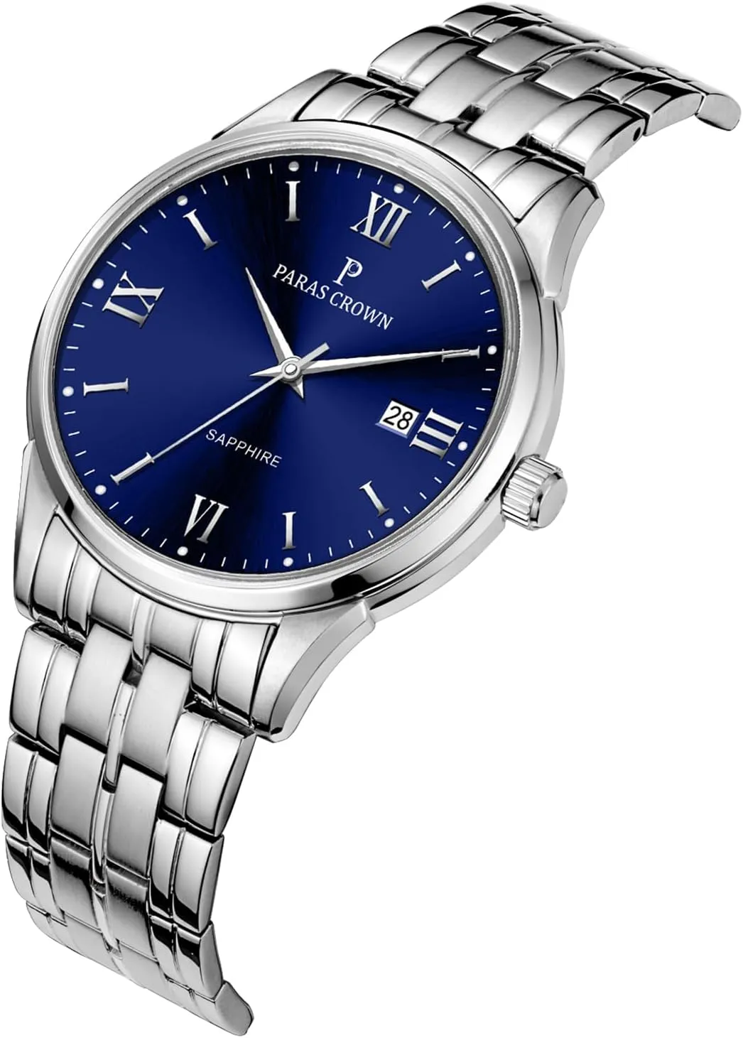 Waterproof explicit collision away vastly Watches for Men Paras Crown Mens Watches Luxury Chronograph Analog Watch Japanese Quartz Movement Stainless Steel Case 5ATM 