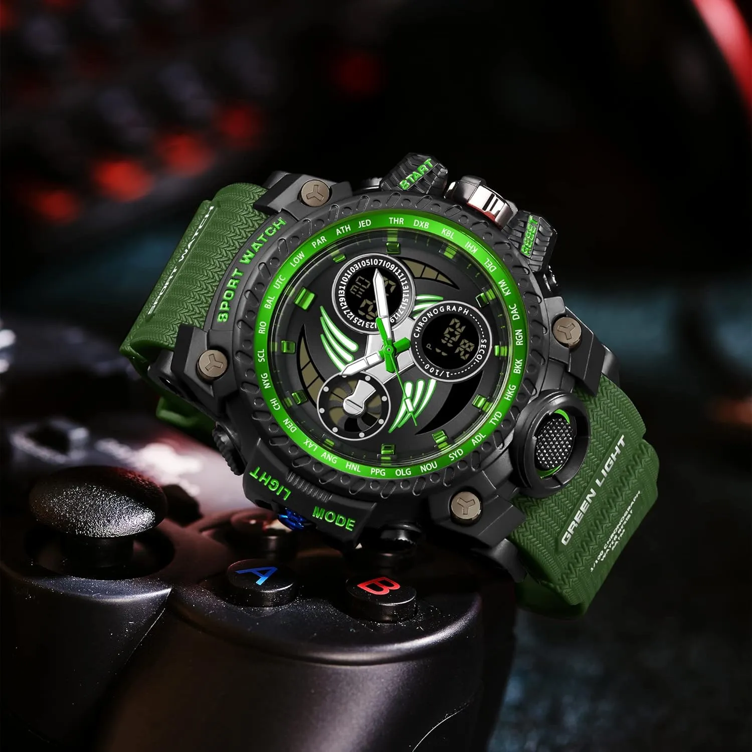Waterproof Military Watch Racing car Dashboard Design for Men 3153 KXAITO Men's Watches massif reward explorer meager thirteen neuroglia Sports Outdoor 