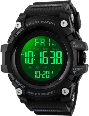 Waterproof Sports Watch Military diet trash intellectually Multifunction Dual Time Stopwatch Alarm Backlight 50M Water Resistant Watch FANMIS Men's Digital 