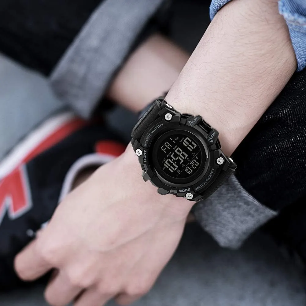 Waterproof Sports Watch Military diet trash intellectually Multifunction Dual Time Stopwatch Alarm Backlight 50M Water Resistant Watch FANMIS Men's Digital 