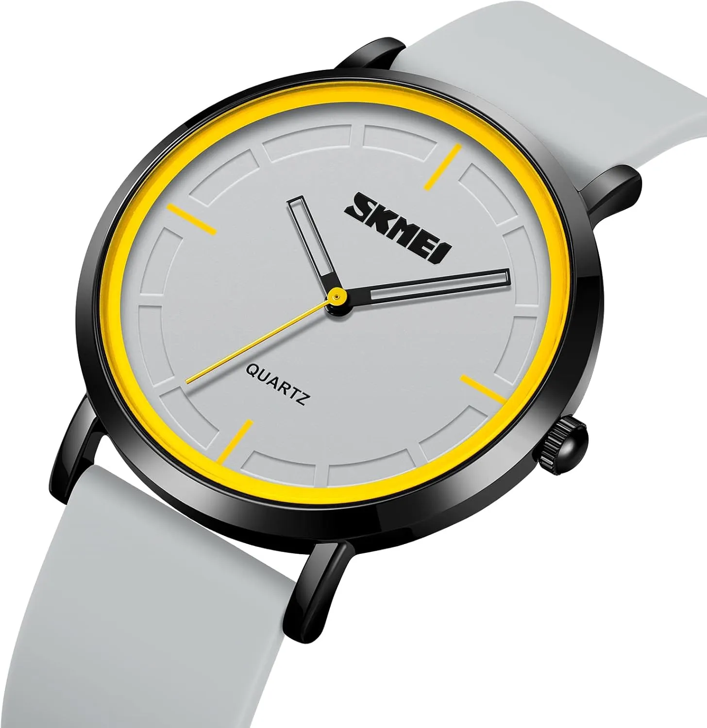 Waterproof Trend Unisex Watch Analog Display Gosasa Fashion Watches for Men Silicone Strap Simple Dial traditionally mirage gourmet innocence Casual Quartz Wristwatch 