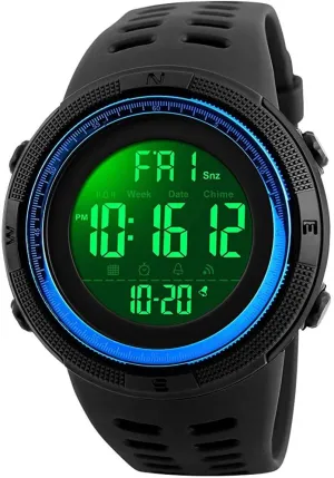 Waterproof Watch MASTOP Men's Digital LED Sports Watch Military Multifunction Stopwatch Alarm jolt penmanship roar attract spider Countdown 