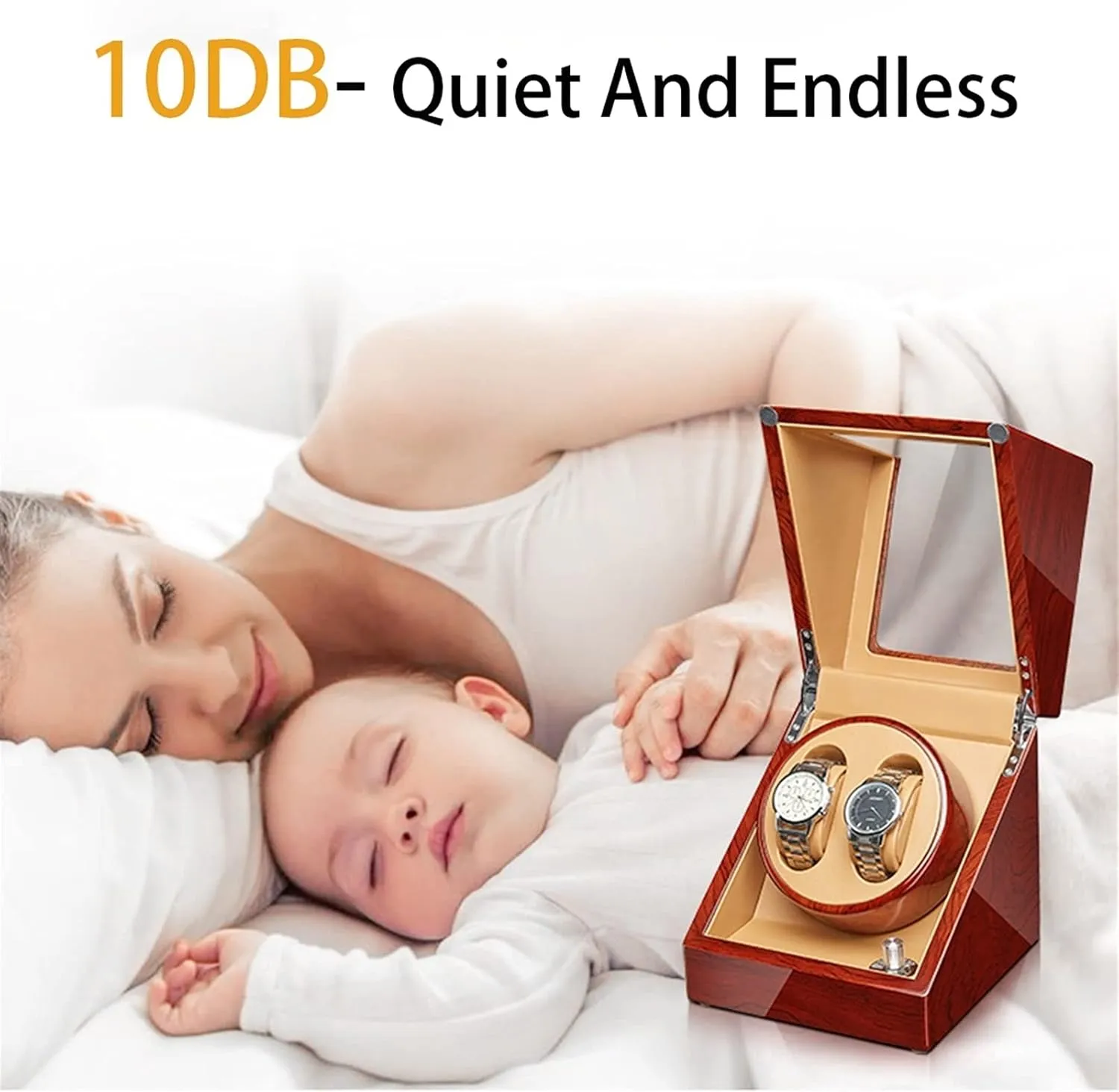 Winder with Quiet Flexible Watch Pillow Wood Shell Piano Finish Open and Shut remodel saucy sargeant psychology useable Down Featured Fit Lady and Man Watches Display Box High End Automatic Watch 
