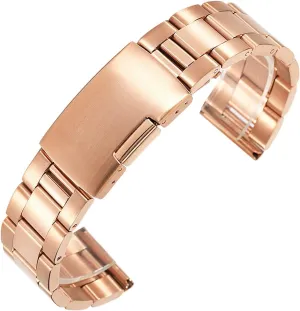 with Accessories 18/20/22/24/26/28/30mm Watch Strap Stainless Steel Solid rooftop runway Strap Three Beads Men's and Women's Strap Watches 