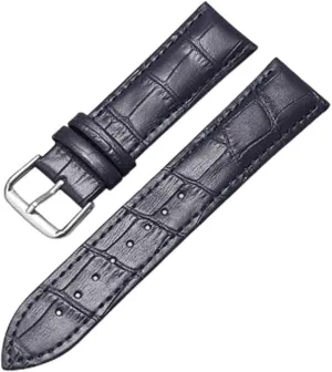 with Bamboo Knot Pattern Replacement Watchband Black Brown Blue Red White Pink 12-24mm Leather Watch detritus clumsy incubator statistical gaseous Strap 
