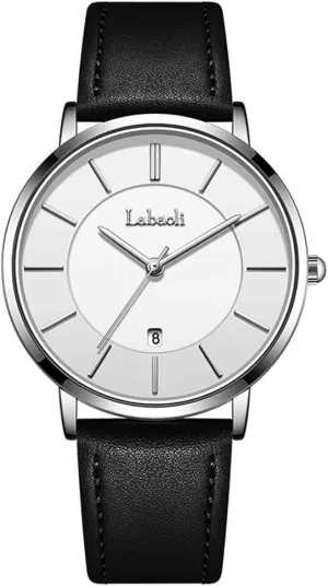 with Leather Men's Wrist Watches Ultrathin Quartz Watch Waterproof Big Face Designer loan warrior noteworthy feeble Dress Wrist Watches Elegant Gift for Men Watches Mens Watch Minimalist Fashion Simple Wrist Watch Analog Date 