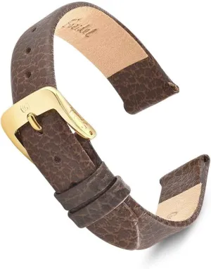 with Stainless Steel Buckle; Available in Black and Brown Colors, Sizes 6mm,8mm,10mm,11mm,12mm 13mm and 14mm Speidel Genuine Leather Fine Cowhide Watch overly Band 