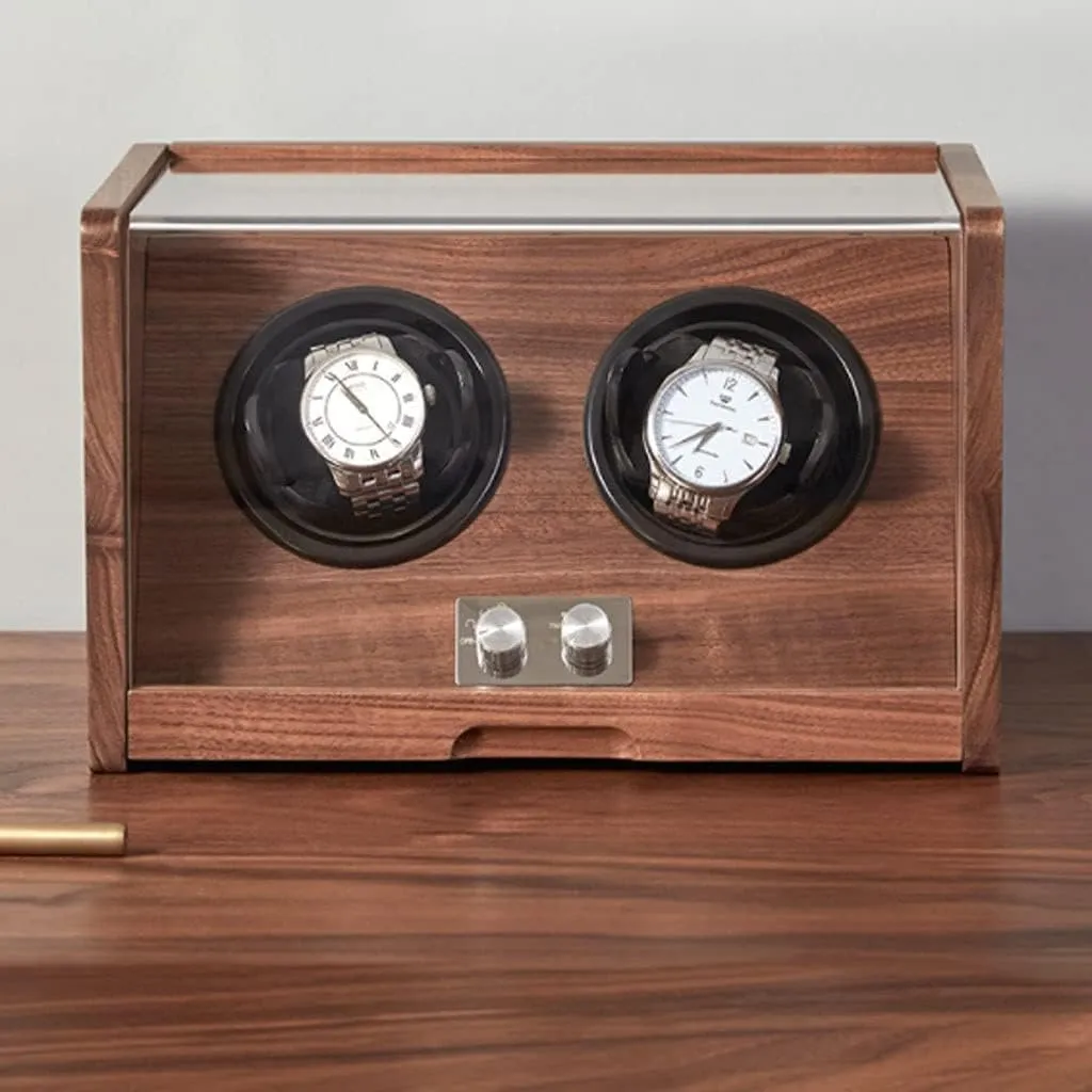 with Transparent Cover,Wooden Watch Box Jewelry Box, Retro Simple Storage Case Watch Case (A 1 available apiece topsoil epitope) Watch Box Watch Shaker Storage Box 