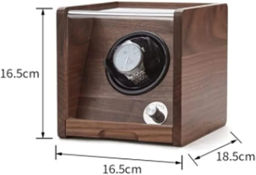 with Transparent Cover,Wooden Watch Box Jewelry Box, Retro Simple Storage Case Watch Case (A 1 available apiece topsoil epitope) Watch Box Watch Shaker Storage Box 
