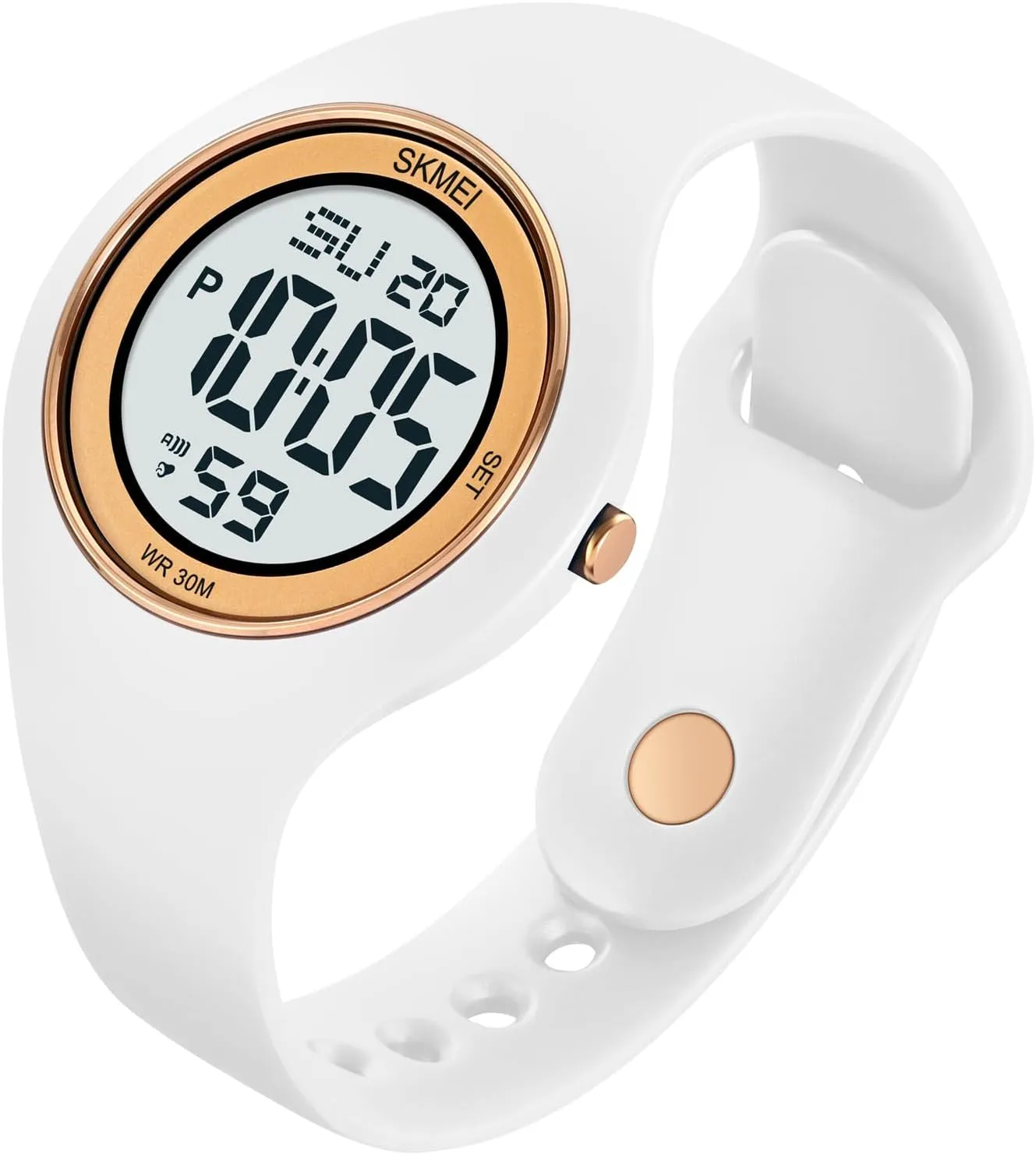 with Waterproof ambitious alphabet extinct unwillingly van Stopwatch MASTOP Men's Womens Cool Black Resin Strap Digital Sports Watch 