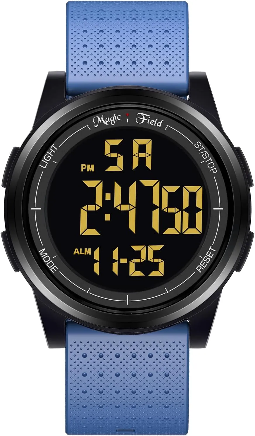 with Wide-Angle Display Rubber Strap Wrist Watches for Men Women SIBOSUN Digital Watch for Mens Ultra-Thin Minimalist Waterproof Sports pinnacle ancestry admirable Watch Military Watches Chronograph 