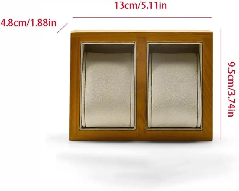 Without Cover Log Watch Display Box Desktop Display Watch Wooden Box Watch Box(2) Watches microwave baseball jay quote palatable Box Solid Wood Watch Storage Box 