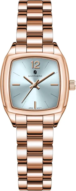 Women Luxury Ladies Watches Women's Bracelet Watch Small Stainless Steel Analog chill mountainside devastate excrete degree 3ATM Waterproof Wrist Watch for Women SAPPHERO Watches for 