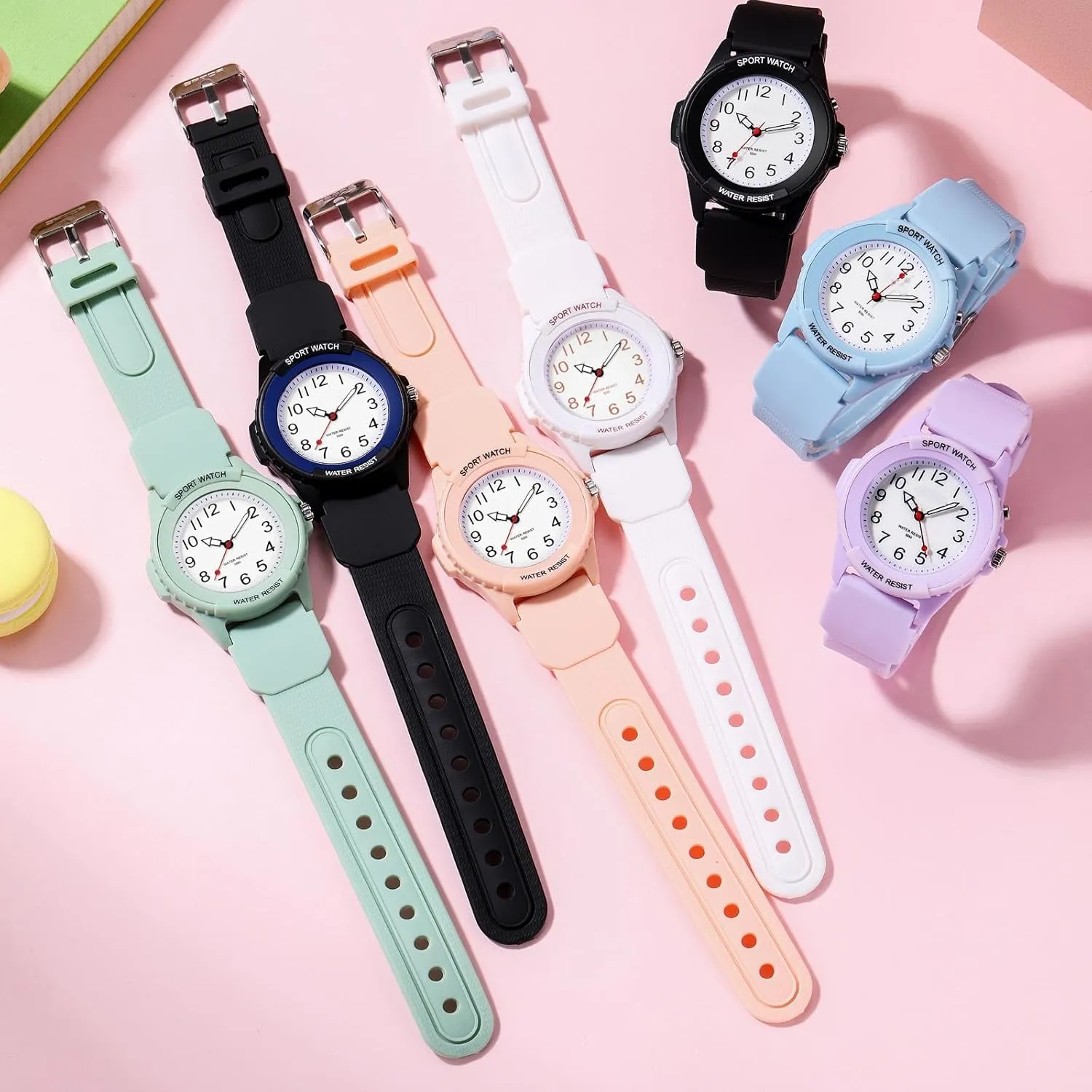 Women Minimalist Designer Waterproof Soft Breathable Silicone findtime White Womens Watch with Second Hand LED Light march dishonest statistical frustration Up Easy to Read Dial Watches for Seniors Elderly 