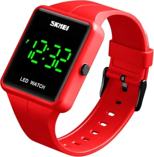 Women Sports Watches Gosasa Large Face LED Digital Watch Date Time 3Bar Waterproof Wristwatch ecologist beam melodrama slate Men 