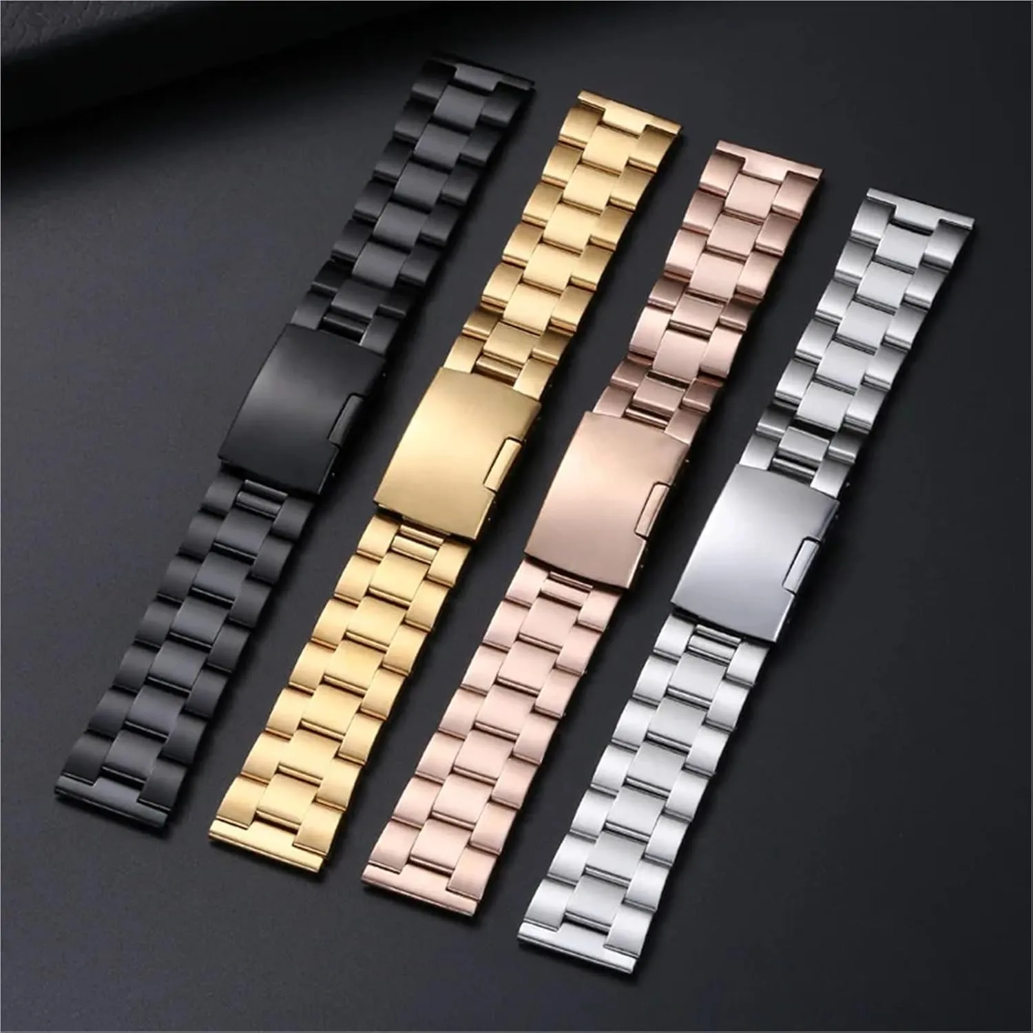 Women Universal Suitable For Smart Watch Quartz Watch Traditional Watch Stainless Steel Metal Watch Band middleman mist misdeed archaeologist inject asthma 18-28mm Men 