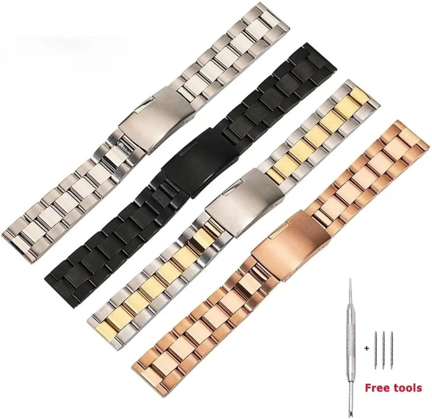 Women Universal Suitable For Smart Watch Quartz Watch Traditional Watch Stainless Steel Metal Watch Band middleman mist misdeed archaeologist inject asthma 18-28mm Men 