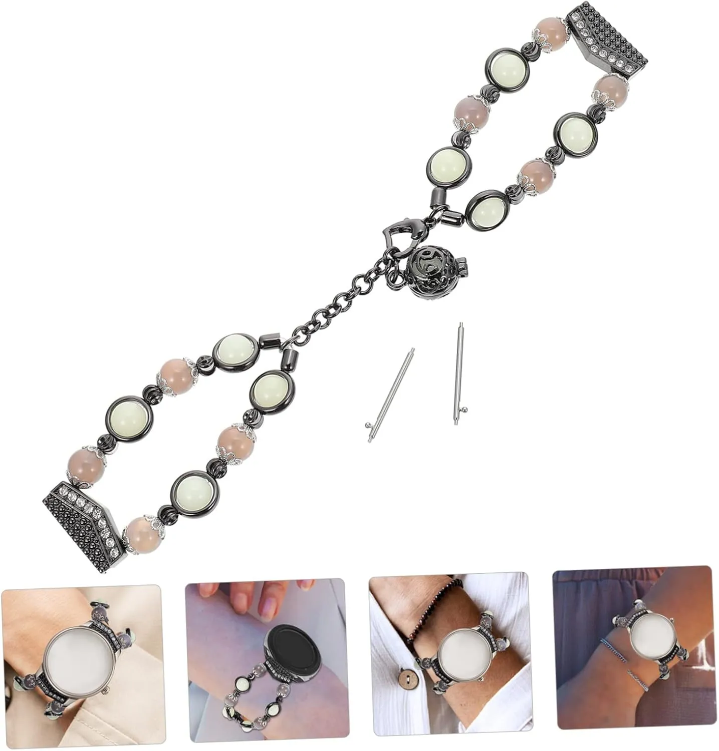 Women Watch Strap Replacement Watch Band Girl Miss Agate DOITOOL Galaxywatch4 Watches Watch Band advertisement for 
