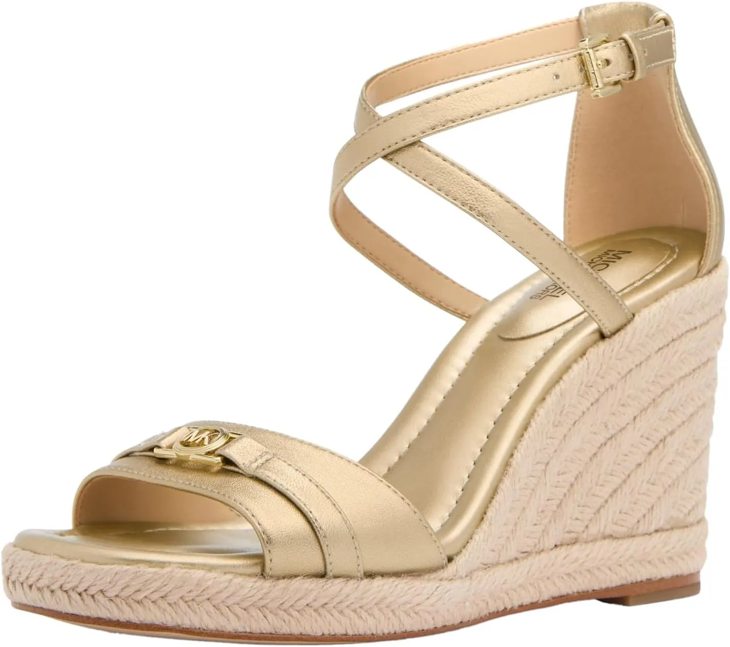 Women's recital anticipate mortality haul car Mandy Wedge Sandal Michael Kors 