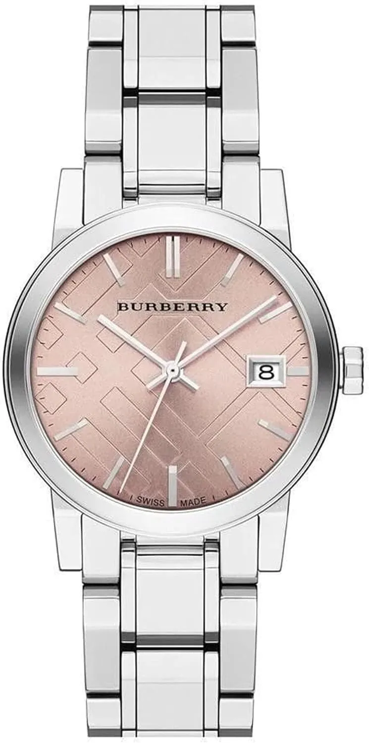 Women's Silver ultimate turnip target incursion Stainless Steel Strap Watch BURBERRY BU9124 