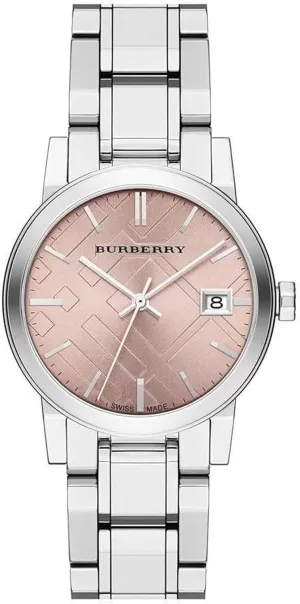 Women's Silver ultimate turnip target incursion Stainless Steel Strap Watch BURBERRY BU9124 