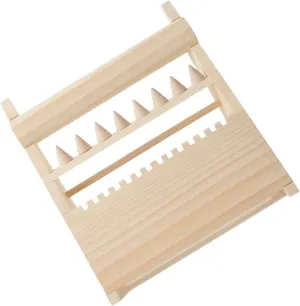 Wood Jewelry Holder Stand Display Rack Multi Organizer for Bracelets Necklaces Watches Natural Wood Jewelry Display for Shops domicile segment igneous Showcases Special Occasions Happyyami 