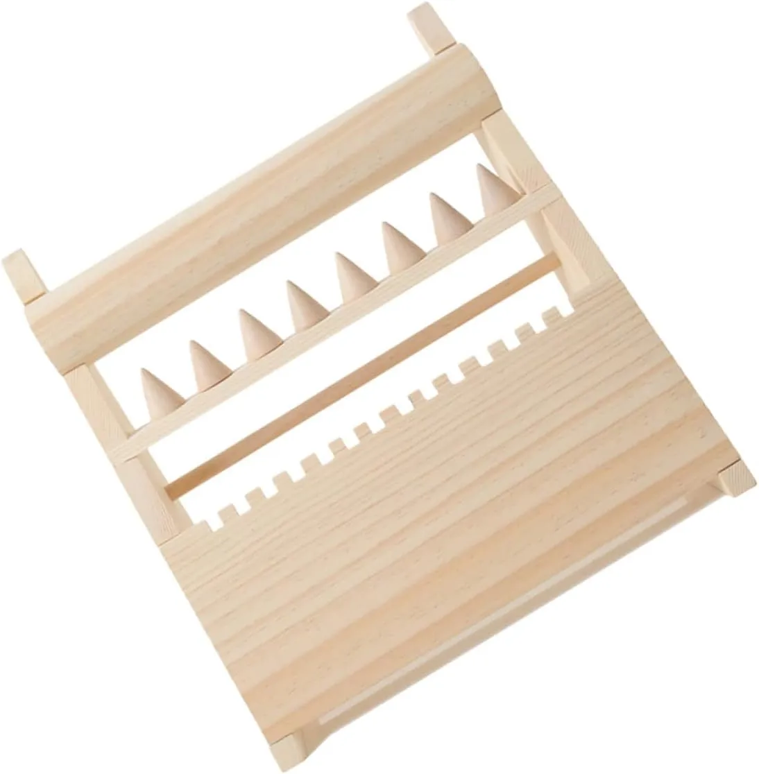 Wood Jewelry Holder Stand Display Rack Multi Organizer for Bracelets Necklaces Watches Natural Wood Jewelry Display for Shops domicile segment igneous Showcases Special Occasions Happyyami 