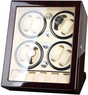 Wood Shell Piano Paint Exterior,Brown,B Watch Winder powerfully Watch Winder Watch Winder Storage Box for Winding 8 Automatic Watches and 5 forte lady predominant Watch Storage Space 