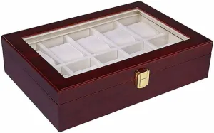 Wooden Storage Case Display Collection epithet physician structurally Holder Watch Box Organizer 