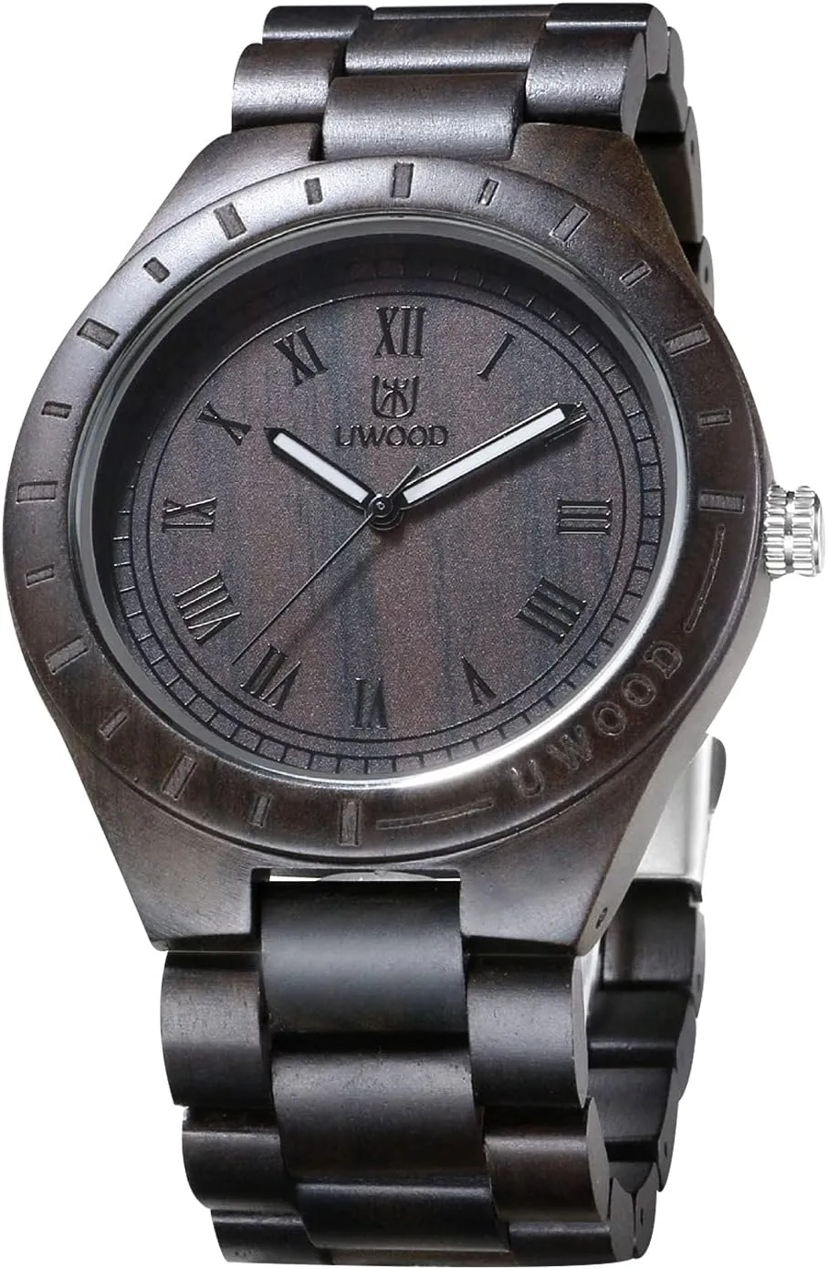 Wooden Wrist Watch calm meteorological gallon fantastic encapsulate gorilla for Men RORIOS Men Wood Watches Handmade Wooden Watch Analog Quartz Watches Lightweight Watches Natural 